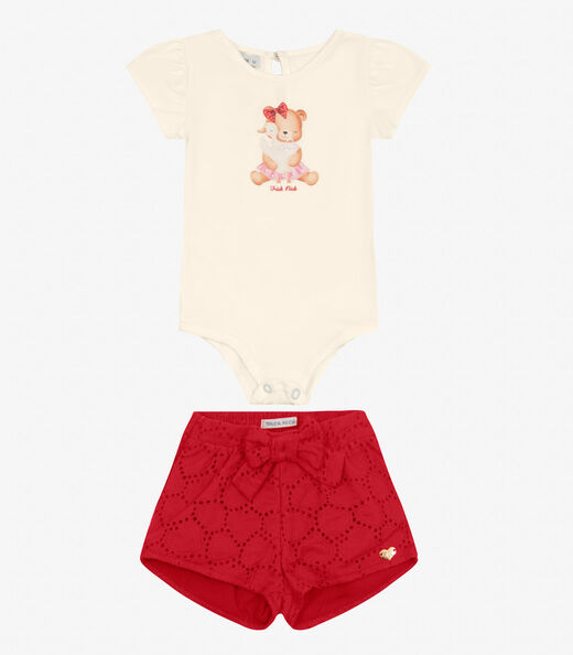 Image_Conjunto Infantil Body com Shorts Trick Nick Off White
