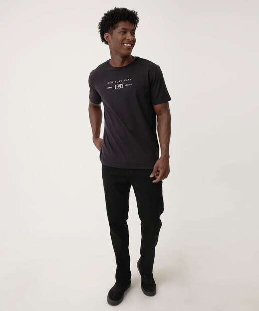 Camiseta Masculina Estampa Frase Marisa Preto