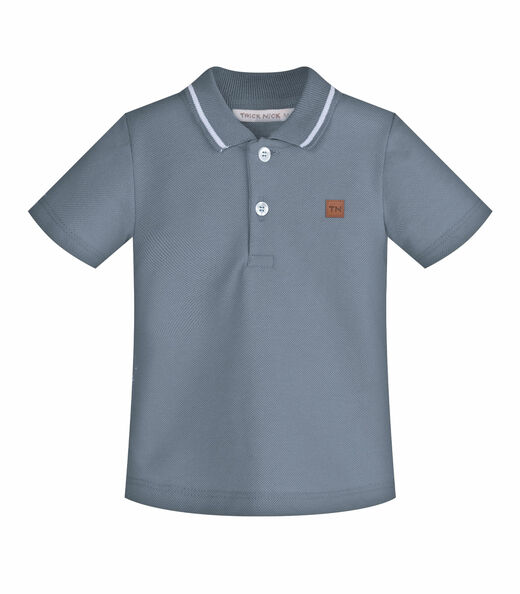Conjunto Infantil Polo Com Bermuda Trick Nick Azul