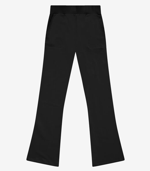 Image_Calça Boot Cut Feminina Molecotton Felpado Rovitex Preto