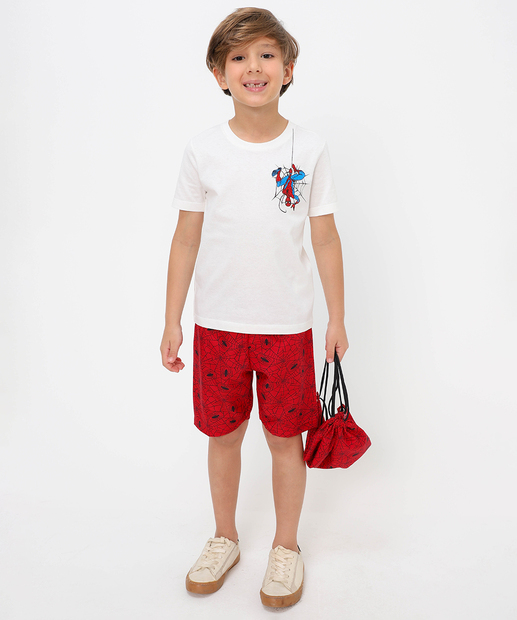 Image_Conjunto Infantil Homem Aranha Marvel Mochila Tam 4 a 10 Vermelho