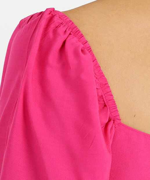 Blusa Feminina Lastex Manga Longa Marisa 