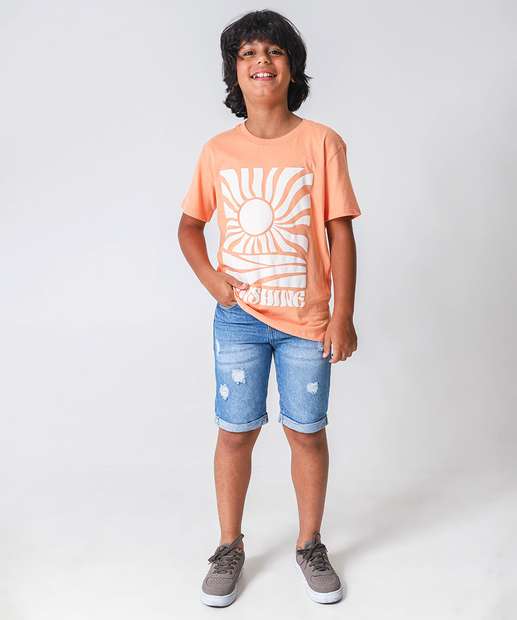 Image_Bermuda Juvenil Jeans Bolsos Destroyed Tam 10 a 16