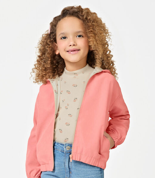 Jaqueta Feminina Infantil Trick Nick Rosa