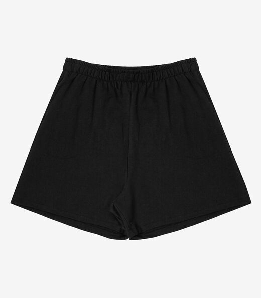 Shorts Moletinho Basic Rovitex Preto