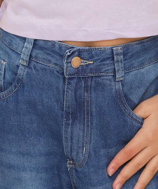 Calça Jeans Skinny Juvenil Bordado Tam 10 a 16