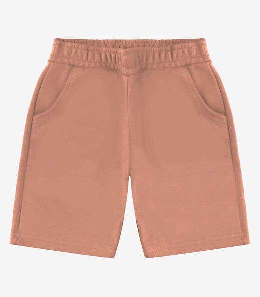 Bermuda Básica Menino Rovi Kids Marrom