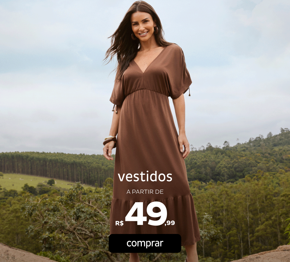 Vestidos a partir de R$49,99