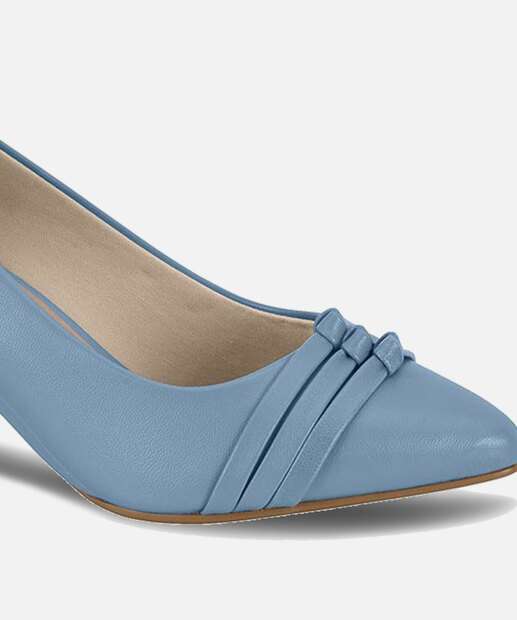 Scarpin Feminino Salto Fino Tiras Nó Beira Rio 