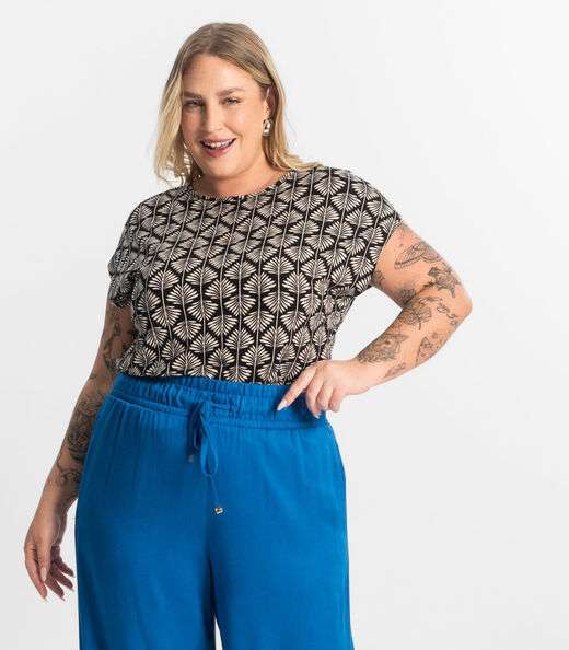 Image_Blusa Manga Morcego Plus Size Secret Glam Preto