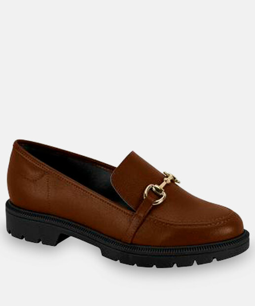 Image_Mocassim Loafer Feminino Tratorado Beira Rio Marrom