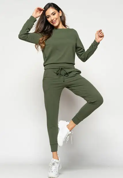Image_Calça  Comfy Jogger  Moletinho Verde Salvatore Fashion