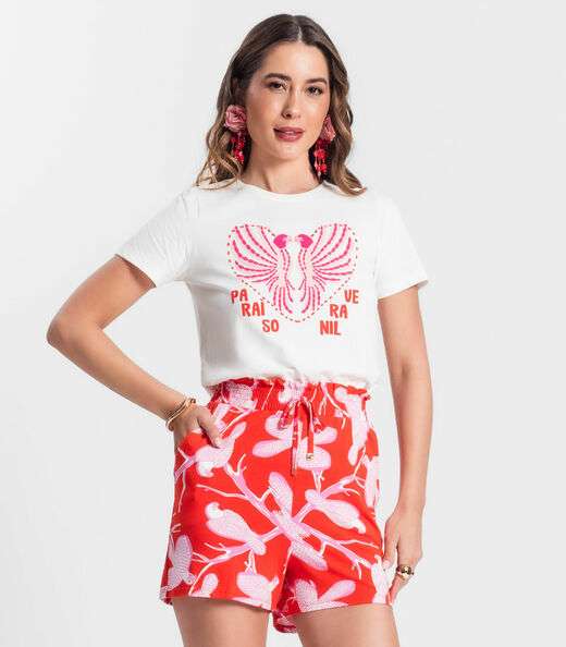 Image_Blusa Manga Curta Feminina Rovitex Bege