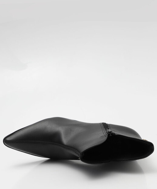 Bota Feminina Cano Curto Country Via Uno Preto