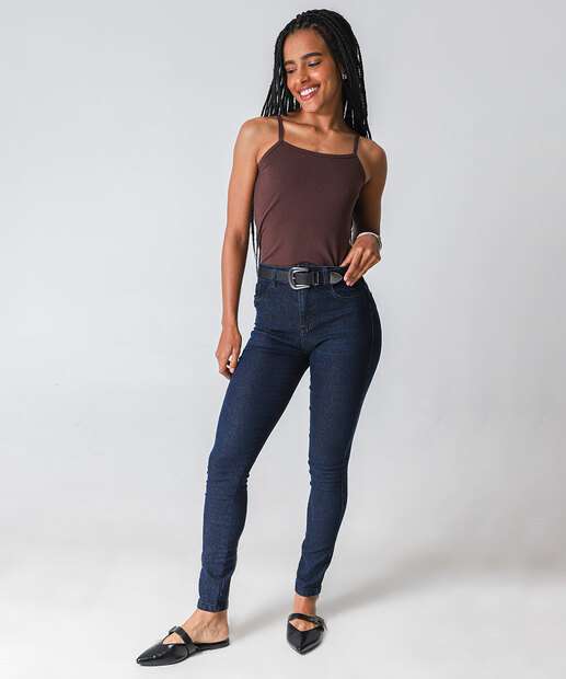 Image_Calça Jeans Skinny Feminina Amaciada Biotipo Azul