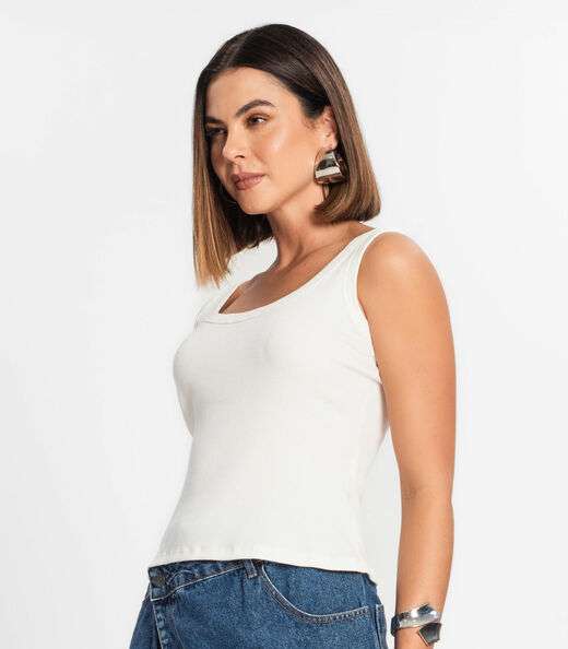 Regata Feminina Em Ribana Rovitex Bege