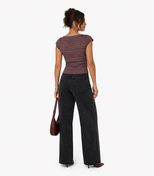 Blusa Feminina Em Jacquard Marino Infinita Cor Vermelho