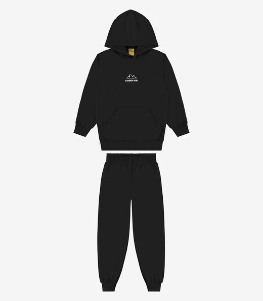 Image_Conjunto Blusão de Capuz e Calça Moletom Rovi Kids Preto