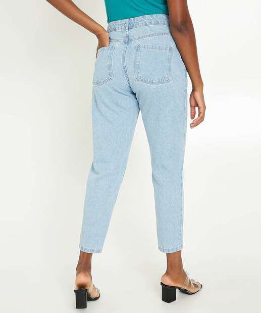 Calça Jeans Reta Slouchy Feminina Marisa