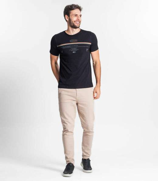 Camiseta Masculina Diametro Preto