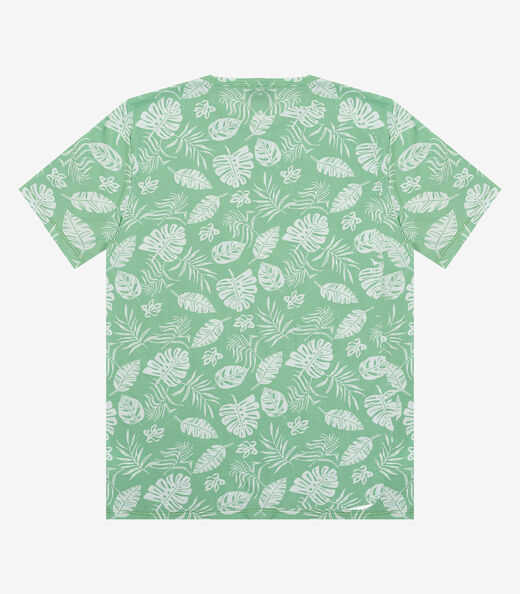 Camiseta Masculina Estampada Select Verde