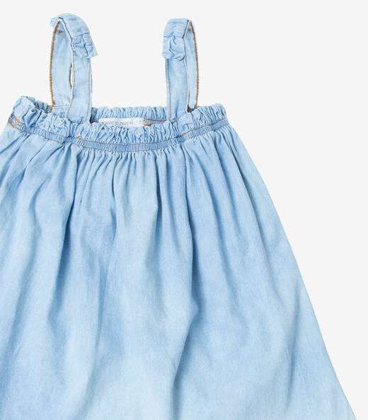 Salopete Infantil Jeans Trick Nick Azul