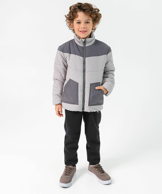 Image_Calça Infantil Jogger Moletom Homem Aranha Tam 4 a 10 Preto