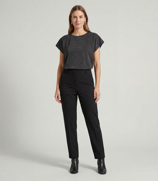 Blusa Feminina Ampla Infinita Cor Preto