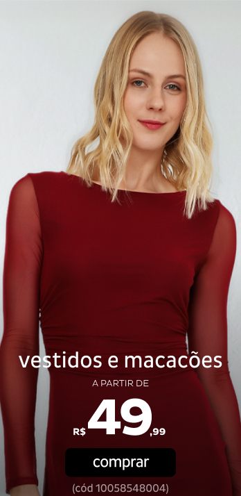 Vestidos e Macacões a partir de R$49,99