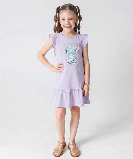 Image_Vestido Infantil Stitch Disney Tam 4 a 10 Roxo