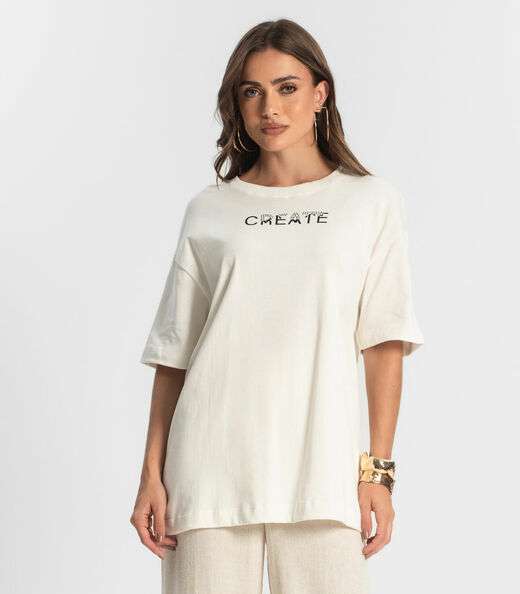 Image_Camiseta Feminina Endless Bege