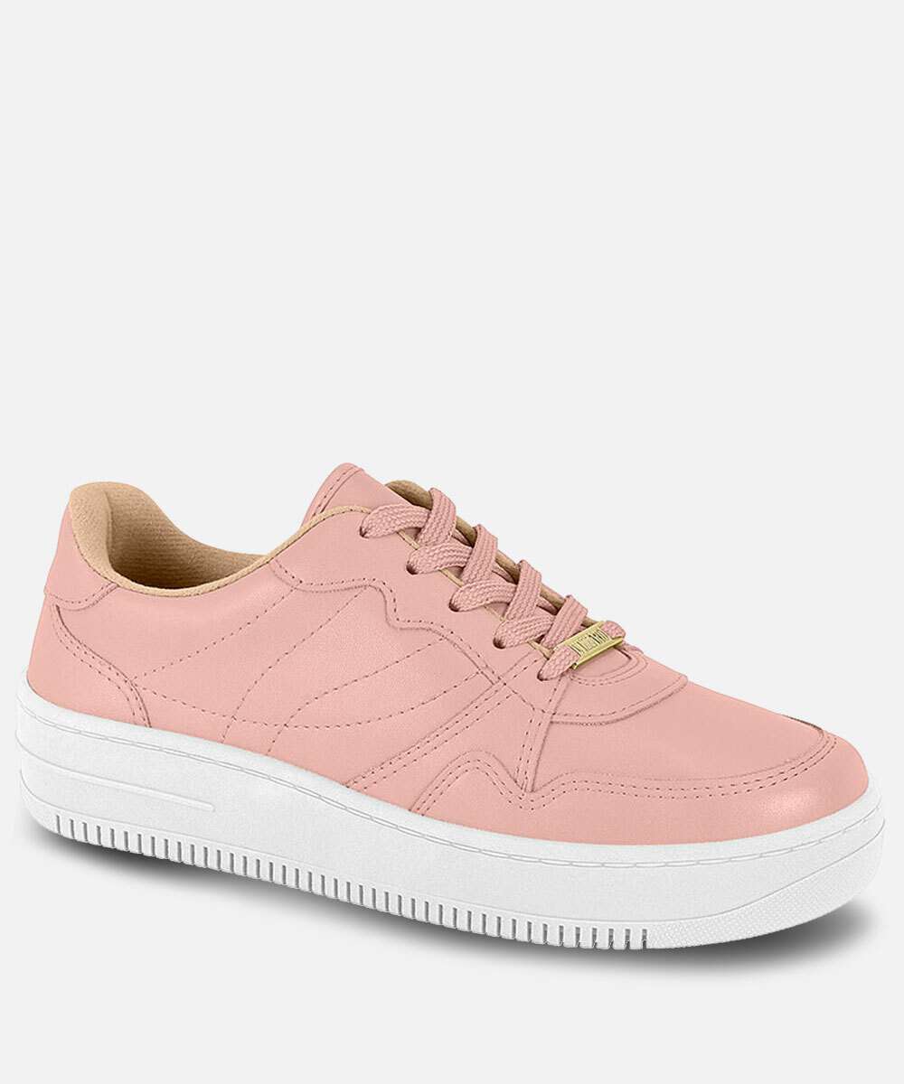 Tênis Casual Feminino Flatform Recorte Vizzano Marisa