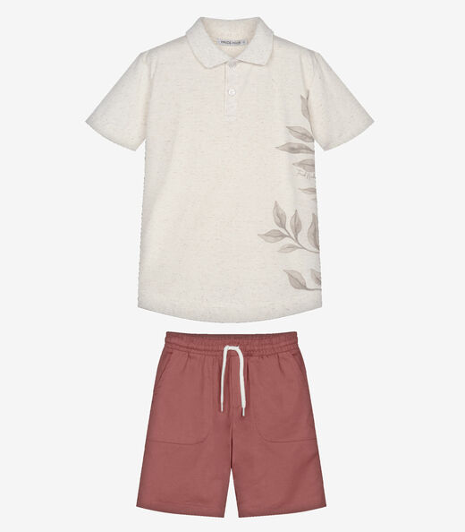 Image_Conjunto Infantil Polo Com Bermuda Trick Nick Laranja