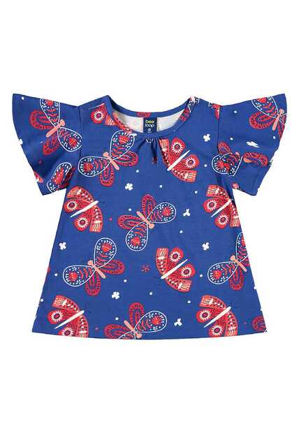 Conjunto Bata e Short Menina Bee Loop
