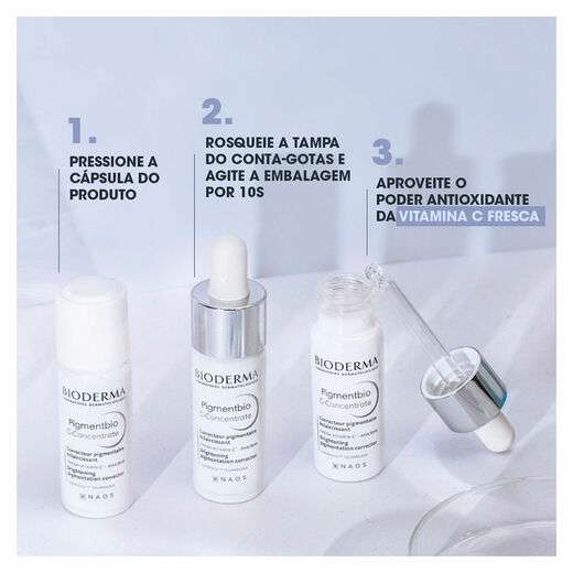 Sérum Concentrado Clareador Antioxidante Bioderma - Pigmentbio C Concentrate - 1