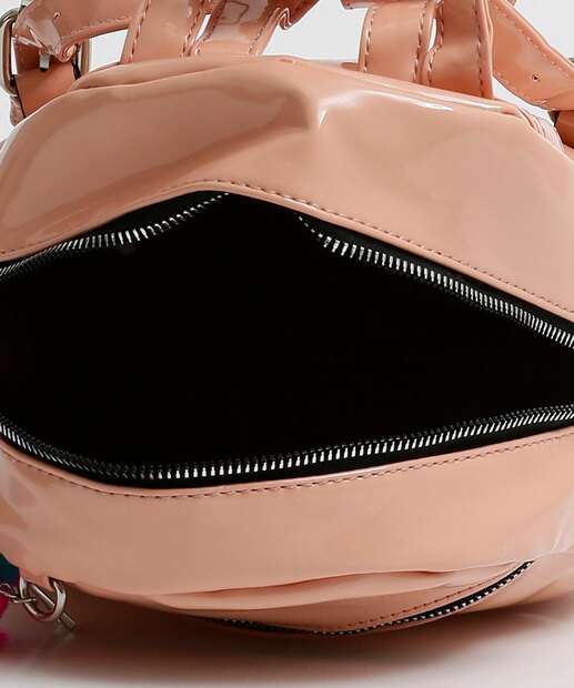 Mochila Infantil Verniz Pompom Pagani