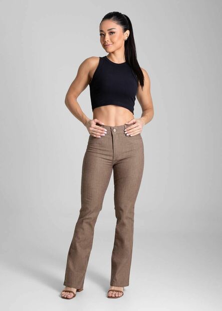 Calça Sarja Sawary Boot Cut - 282039