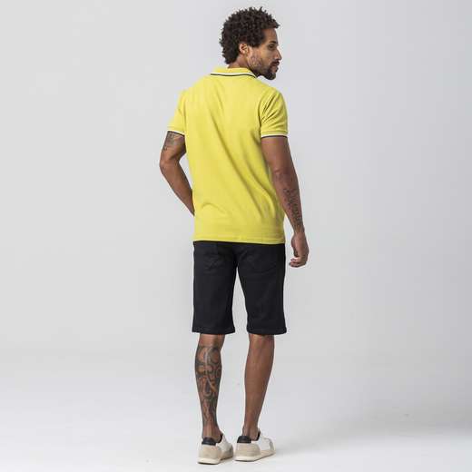 Camiseta Polo Rock e Soda Masculina