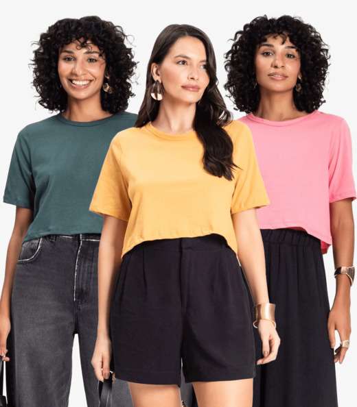 Image_Kit 3 Blusas Cropped Lisas Select Sortidas