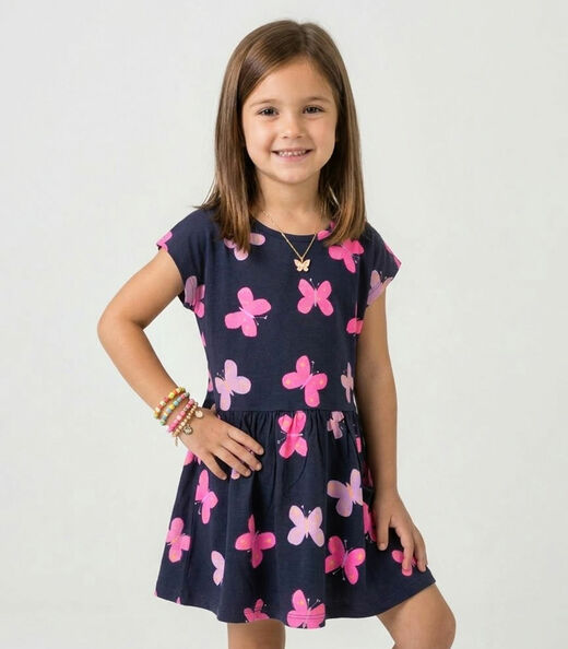 Image_Vestido Infantil Estampado Select Azul