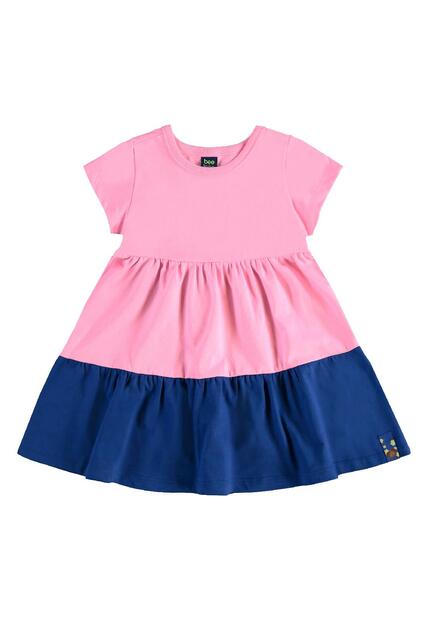 Vestido Infantil em Meia Malha Bee Loop