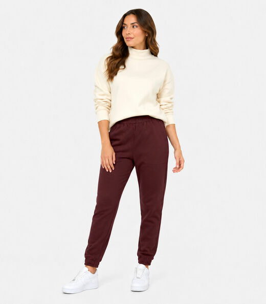 Calça Feminina Jogger Rovitex Vermelho