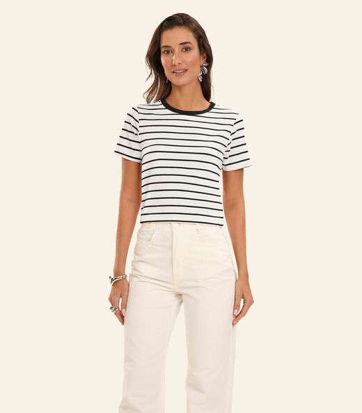 Blusa Feminina em Cotton Leve Rovitex Bege