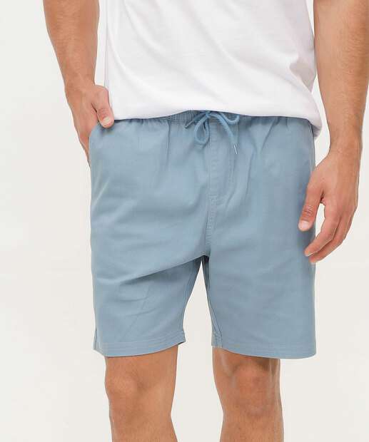 Bermuda Masculina Sarja Marisa Azul