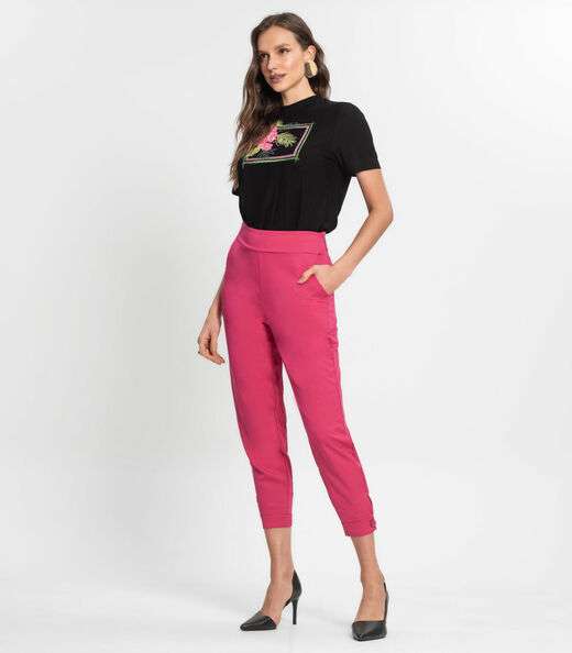 Image_Calça Em Viscose Feminina Endless Rosa