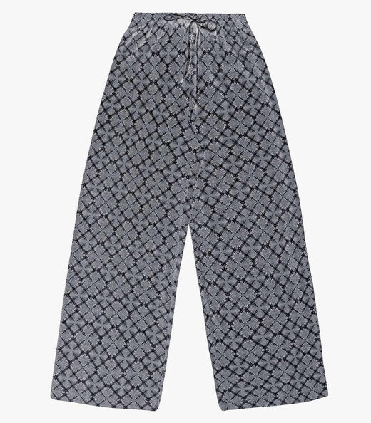 Image_Calça Feminina Pantalona Viscotorcion Rovitex Preto
