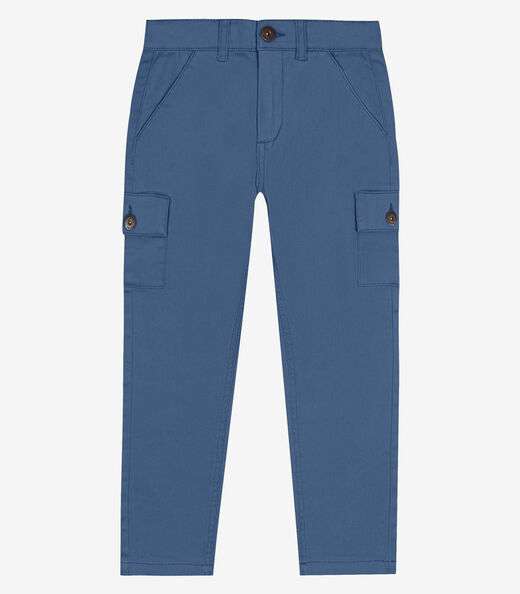 Calça Infantil Masculina Sarja Trick Nick Azul