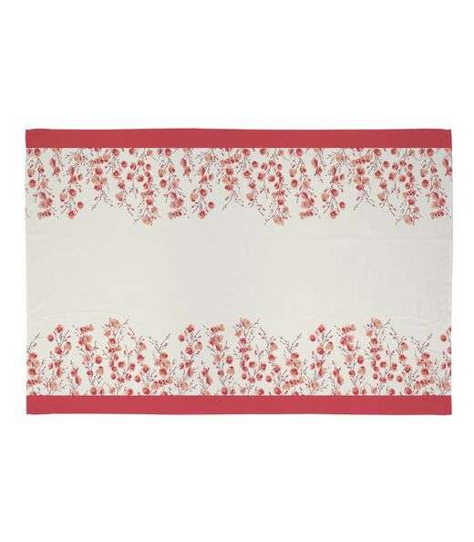 Image_Toalha De Mesa Retangular Basic 6 Lugares Teka Laranja