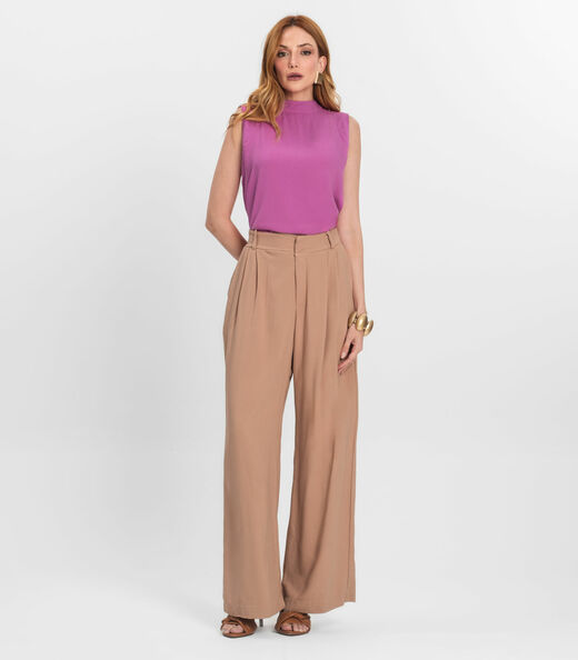 Regata Feminina Gola Alta Endless Rosa