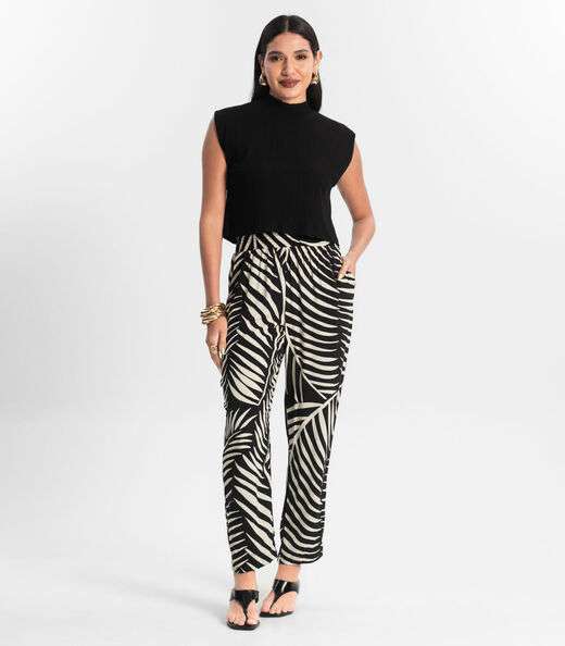 Blusa Feminina Canelada Rovitex Preto